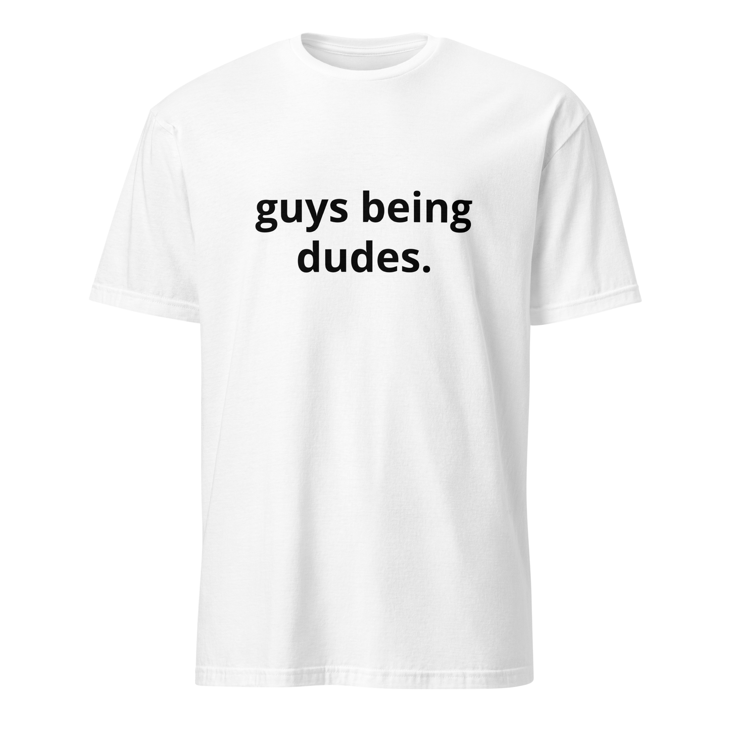 Guys being dudes. T-shirt